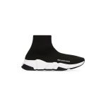 Women’s Speed Recycled Knit Sneaker in Black/white